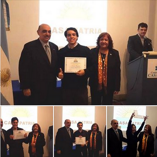 Entrega de diplomas de la Escuela Superior Nacionalista